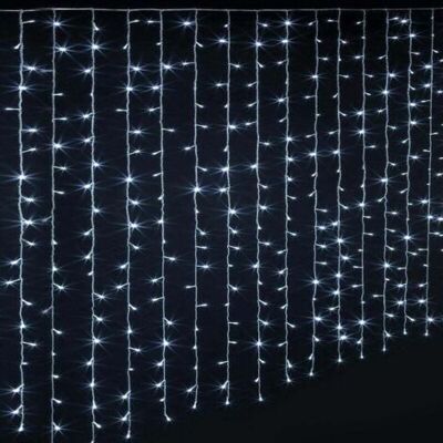 SCORPIO Rideau De Façade Lumineux 600 Led 3 M Avec Timer Extérieur Blanc Froid - Feeric Lights & Christmas - Publicité SCORPIO Rideau De Façade Lumineux 600 Led 3 M Avec Timer Extérieur Blanc Froid - Feeric Lights & Christmas - Publicité