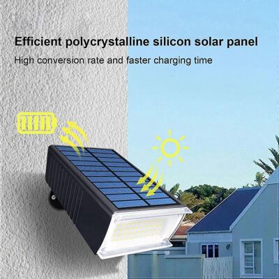 FLAMMKRAFT Lampe Solaire D'Extérieur Pour Jardin, Lampe De Pelouse, Lampe À Piquet Solaire, Applique Murale À 90° - Publicité FLAMMKRAFT Lampe Solaire D'Extérieur Pour Jardin, Lampe De Pelouse, Lampe À Piquet Solaire, Applique Murale À 90° - Publicité