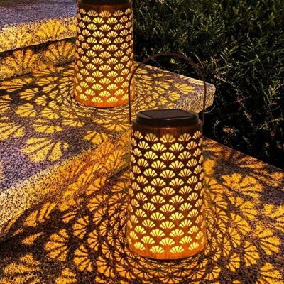 BRAST Lanterne Solaire Exterieur Jardin 2 Pièces, Deux Modes D'Éclairage Lampe Solaire Exterieur A Poser, Étanche Suspension Solaires Pour Patio Terrasse Fête Festive Maison Orientale Décoration - Publicité BRAST Lanterne Solaire Exterieur Jardin 2 Pièces, Deux Modes D'Éclairage Lampe Solaire Exterieur A Poser, Étanche Suspension Solaires Pour Patio Terrasse Fête Festive Maison Orientale Décoration - Publicité