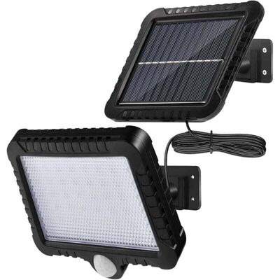 BRAST Ymyny Lumière Solaire Extérieure Avec Détecteur De Mouvement Ip65 Étanche Projecteur Led Avec Câble De 5m Projecteur Solaire À Led Angle D'Éclairage 120 ° - Publicité BRAST Ymyny Lumière Solaire Extérieure Avec Détecteur De Mouvement Ip65 Étanche Projecteur Led Avec Câble De 5m Projecteur Solaire À Led Angle D'Éclairage 120 ° - Publicité