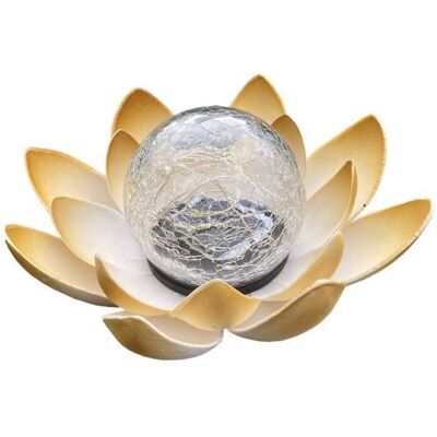 ACKERMAN Lampes Solaires D'Extérieur, Globe En Verre Brisé, Décoration Lotus, Lampes Led En Métal Étanches Pour Terrasse, Pelouse, Allée, Table, Sol - Publicité ACKERMAN Lampes Solaires D'Extérieur, Globe En Verre Brisé, Décoration Lotus, Lampes Led En Métal Étanches Pour Terrasse, Pelouse, Allée, Table, Sol - Publicité