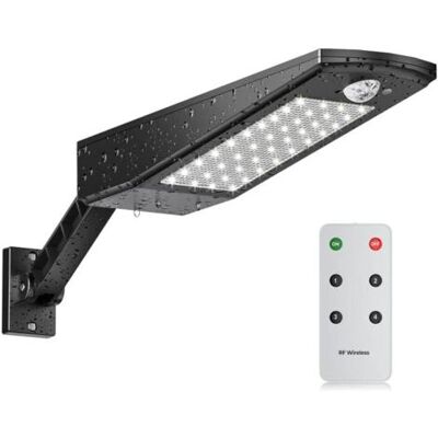 OEM Lampe Solaire Exterieur 48 Led 3000lm, Ip65 Étanche Lumiere Projecteur Solaire Exterieur, Avec Support Réglable Et Télécommande, 180° Lampe Solaire Exterieur Detecteur De Mouvement Pour Jardin - Publicité OEM Lampe Solaire Exterieur 48 Led 3000lm, Ip65 Étanche Lumiere Projecteur Solaire Exterieur, Avec Support Réglable Et Télécommande, 180° Lampe Solaire Exterieur Detecteur De Mouvement Pour Jardin - Publicité
