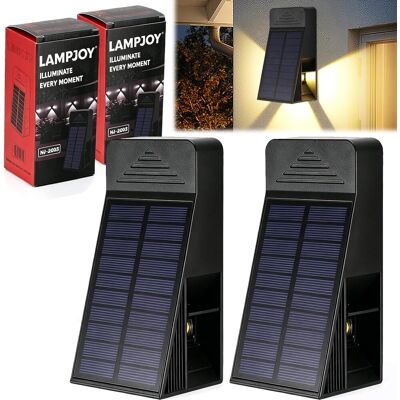 OEM Lot De 2 Applique Solaire Extérieur Lumière Froide, Orientable À 120° Éclairage Sur Trois Côtés Applique Murale Solaire, Étanches Ip65 Lampes Solaires D'Extérieur - Publicité OEM Lot De 2 Applique Solaire Extérieur Lumière Froide, Orientable À 120° Éclairage Sur Trois Côtés Applique Murale Solaire, Étanches Ip65 Lampes Solaires D'Extérieur - Publicité