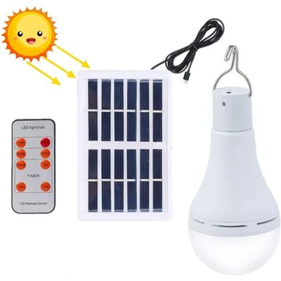 BRAST Ampoule Led Solaire Étanche Avec Télécommande Et Minuteur, Luminaire D'Extérieur, Idéal Pour Un Jardin, Une Randonnée - Publicité BRAST Ampoule Led Solaire Étanche Avec Télécommande Et Minuteur, Luminaire D'Extérieur, Idéal Pour Un Jardin, Une Randonnée - Publicité