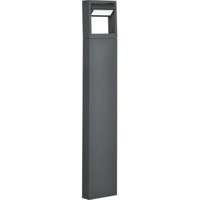 OEM Lampe De Jardin, Borne Lumineuse Avec Éclairage Led Blanc Chaud, Inclinaison Réglable, Étanche Ip65, En Aluminium, Pour Usage Extérieur, Gris Foncé - Publicité OEM Lampe De Jardin, Borne Lumineuse Avec Éclairage Led Blanc Chaud, Inclinaison Réglable, Étanche Ip65, En Aluminium, Pour Usage Extérieur, Gris Foncé - Publicité