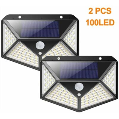 BRINSEA 2 Pièces De Lampes Solaires Pour L'Extérieur, 100 Led Lampe Solaire Super Brillante À L'Extérieur 800 Lumens Applique Solaire 3 Modes Lampe Solaire Extérieure Étanche Pour Jardin - Publicité BRINSEA 2 Pièces De Lampes Solaires Pour L'Extérieur, 100 Led Lampe Solaire Super Brillante À L'Extérieur 800 Lumens Applique Solaire 3 Modes Lampe Solaire Extérieure Étanche Pour Jardin - Publicité