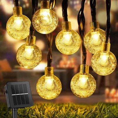 Melissa Houhence – Guirlande Lumineuse Solaire 12m 100leds – 8 Modes D'Éclairage – Ip65 Étanche Pour Extérieur – Décoration Jardin, Mariage, Fête – Blanc Chaud - Publicité Melissa Houhence – Guirlande Lumineuse Solaire 12m 100leds – 8 Modes D'Éclairage – Ip65 Étanche Pour Extérieur – Décoration Jardin, Mariage, Fête – Blanc Chaud - Publicité