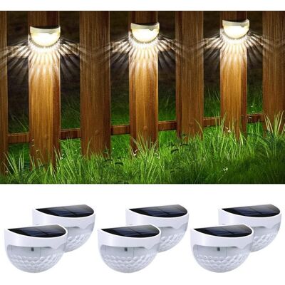 BOED (6 Pièces) Lampes Solaires De Jardin, Lampes Led Sans Fil, Appliques Solaires Murales Étanches - Publicité BOED (6 Pièces) Lampes Solaires De Jardin, Lampes Led Sans Fil, Appliques Solaires Murales Étanches - Publicité