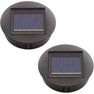 Melissa Lot De 2 Lampes Solaires De Rechange Avec Led - Panneau Solaire - Couvercle De Rechange - Pour Éclairage Extérieur - Pour Décoration De Jardin - Publicité Melissa Lot De 2 Lampes Solaires De Rechange Avec Led - Panneau Solaire - Couvercle De Rechange - Pour Éclairage Extérieur - Pour Décoration De Jardin - Publicité