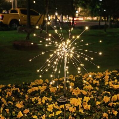 NONAME Blanc Chaud,feux D'Artifice Solaires À 150 Led,décorations De Jardin, Étanches, Pour Allée, Paysage, Pelouse - Publicité NONAME Blanc Chaud,feux D'Artifice Solaires À 150 Led,décorations De Jardin, Étanches, Pour Allée, Paysage, Pelouse - Publicité
