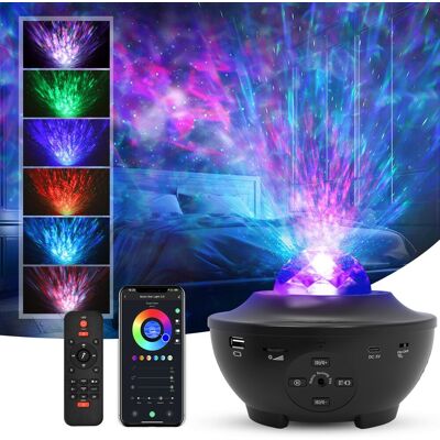OEM Projecteur Ciel Étoilé Led Rotatif – 21 Modes, Télécommande, Minuterie, Enceinte Bluetooth – Veilleuse Plafond Étoile & Océan Pour Bébé, Enfant, Adulte - Publicité OEM Projecteur Ciel Étoilé Led Rotatif – 21 Modes, Télécommande, Minuterie, Enceinte Bluetooth – Veilleuse Plafond Étoile & Océan Pour Bébé, Enfant, Adulte - Publicité