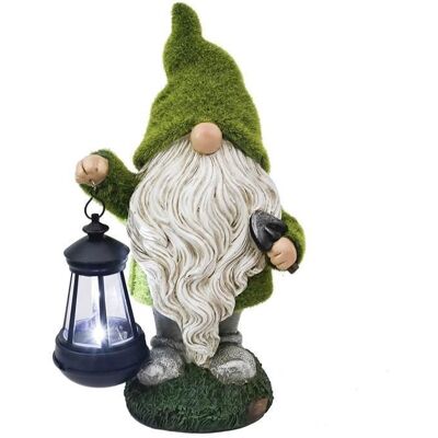 Cellfast Statue De Nain De Jardin En Résine Imperméable Avec Lumière Solaire Pour La Décoration De Jardin Extérieur Lanterne - Publicité Cellfast Statue De Nain De Jardin En Résine Imperméable Avec Lumière Solaire Pour La Décoration De Jardin Extérieur Lanterne - Publicité