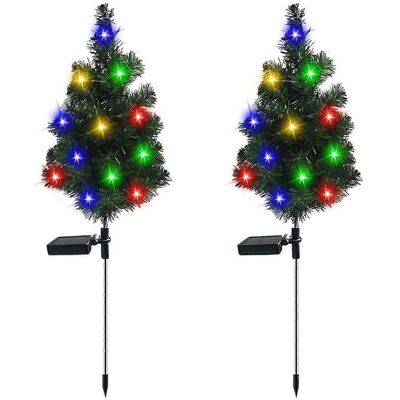 FLAMMKRAFT Lampe Solaire De Jardin À Piquer Au Sol, Sapin De Noël, Étanche, Éclairage Paysager Festif Pour Jardin Extérieur. Publicité FLAMMKRAFT Lampe Solaire De Jardin À Piquer Au Sol, Sapin De Noël, Étanche, Éclairage Paysager Festif Pour Jardin Extérieur. Publicité