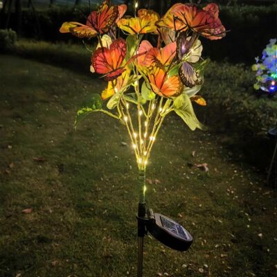 FLAMMKRAFT Lampe Solaire Décorative Papillon Pour Jardin, Éclairage D'Allée Et D'Aménagement Paysager Extérieur, Étanche Ip65 - Publicité FLAMMKRAFT Lampe Solaire Décorative Papillon Pour Jardin, Éclairage D'Allée Et D'Aménagement Paysager Extérieur, Étanche Ip65 - Publicité