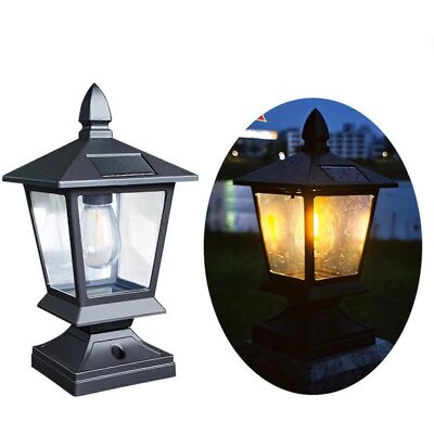 FLAMMKRAFT Lampe Solaire De Jardin, Borne Lumineuse Pour Villa, Clôture, Éclairage Paysager Extérieur Étanche - Publicité FLAMMKRAFT Lampe Solaire De Jardin, Borne Lumineuse Pour Villa, Clôture, Éclairage Paysager Extérieur Étanche - Publicité