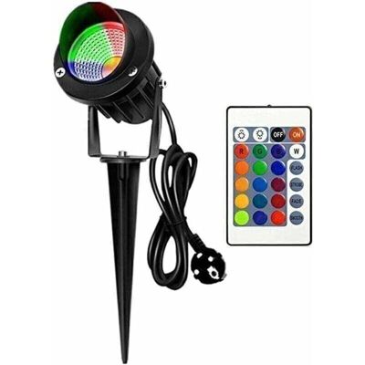 Scotch Éclairage De Jardin, Projecteur De Paysage Cob 10w, Éclairage Coloré Rvb Avec Projecteur Extérieur Télécommandé À Piquet De Sol, Lampe De Jardin, Idéal Pour Le Jardin, Les Arbres - Publicité Scotch Éclairage De Jardin, Projecteur De Paysage Cob 10w, Éclairage Coloré Rvb Avec Projecteur Extérieur Télécommandé À Piquet De Sol, Lampe De Jardin, Idéal Pour Le Jardin, Les Arbres - Publicité