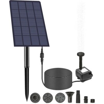 PELTOR Pompe Solaire Pour Bassin 2,5 W Aérateur Solaire De Bassin Pompe A Air Bassin Pompe Bassin Solaire Aérateur D'Aquarium Aérateur De Pêche Pour Bassin Jardin Bassin Pêche En Plein Air Extérieurs - Publicité PELTOR Pompe Solaire Pour Bassin 2,5 W Aérateur Solaire De Bassin Pompe A Air Bassin Pompe Bassin Solaire Aérateur D'Aquarium Aérateur De Pêche Pour Bassin Jardin Bassin Pêche En Plein Air Extérieurs - Publicité