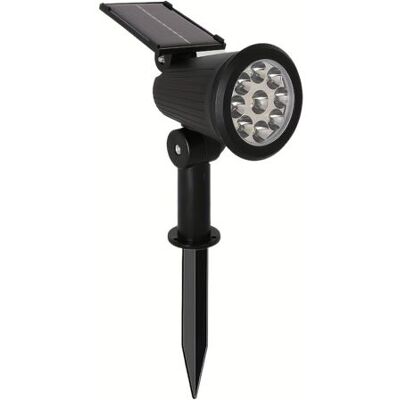 ABYSSE Projecteur Paysager Solaire 9 Led – Montage Semi-encastré, Abat-jour En Plastique, Éclairage Extérieur Pour Jardin, Patio Et Pelouse - Publicité ABYSSE Projecteur Paysager Solaire 9 Led – Montage Semi-encastré, Abat-jour En Plastique, Éclairage Extérieur Pour Jardin, Patio Et Pelouse - Publicité