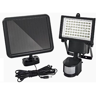 OEM 60 Led Spot Solaire Ip44 Applique Murale Solaire Projecteur Solaire Avec Détecteur De Mouvement I Éclairage Extérieur Solaire I Éclairage Extérieur I Projecteur À Capteur Solaire [classe Énergétique A - Publicité OEM 60 Led Spot Solaire Ip44 Applique Murale Solaire Projecteur Solaire Avec Détecteur De Mouvement I Éclairage Extérieur Solaire I Éclairage Extérieur I Projecteur À Capteur Solaire [classe Énergétique A - Publicité