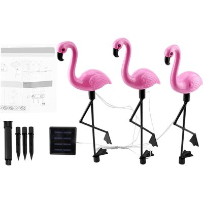 PELTOR Jeffergarden 3 Pouces De Puissance Solaire Flamingo À Led Pour La Lampe De Pelouse De Jardin De Cour Imperméable Extérieure - Publicité PELTOR Jeffergarden 3 Pouces De Puissance Solaire Flamingo À Led Pour La Lampe De Pelouse De Jardin De Cour Imperméable Extérieure - Publicité