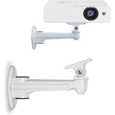 ABYSSE Mini Support Mural Pour Projecteur - Charge Maximale De 3 Kg - Longueur : 16-20 Cm - Matériau Aluminium - Pour Cctv/caméra/projecteur/webcam - Rotatif À 360° - Publicité ABYSSE Mini Support Mural Pour Projecteur - Charge Maximale De 3 Kg - Longueur : 16-20 Cm - Matériau Aluminium - Pour Cctv/caméra/projecteur/webcam - Rotatif À 360° - Publicité