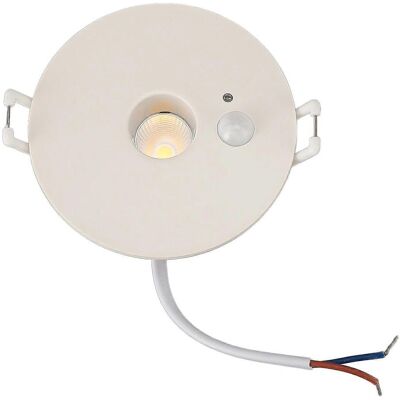 FLAMMKRAFT Plafonnier Encastré Rond À Détecteur De Mouvement Pir 9w 4000k Led À Économie D'Énergie Pour Couloir Ou Entrée - Publicité FLAMMKRAFT Plafonnier Encastré Rond À Détecteur De Mouvement Pir 9w 4000k Led À Économie D'Énergie Pour Couloir Ou Entrée - Publicité