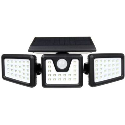 URSUS Une Ceinture Trois Tête De Lampe 70 Led Lumière Solaire Capteur De Mouvement Applique Murale Rotative Extérieure Patio Jardin Lumière - Publicité URSUS Une Ceinture Trois Tête De Lampe 70 Led Lumière Solaire Capteur De Mouvement Applique Murale Rotative Extérieure Patio Jardin Lumière - Publicité