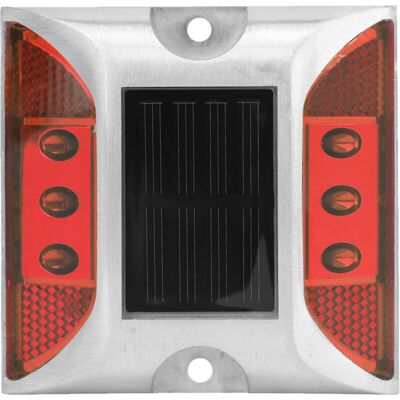 PELTOR Jeffergarden Feux De Position Au Sol À Énergie Solaire Led, Étanche, Pour Allée Extérieure, Route, Autoroute, Lampe À Pointe Rouge - Publicité PELTOR Jeffergarden Feux De Position Au Sol À Énergie Solaire Led, Étanche, Pour Allée Extérieure, Route, Autoroute, Lampe À Pointe Rouge - Publicité