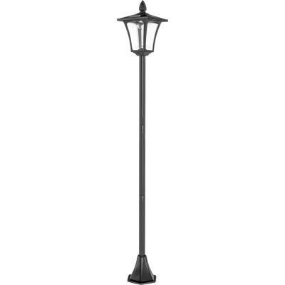 HEAT Lampadaire Solaire D'Extérieur, Lanterne Led Classique, 40 Lumens, Dimensions 18 X 18 X 160 Cm (l X L X H), Noir - Publicité HEAT Lampadaire Solaire D'Extérieur, Lanterne Led Classique, 40 Lumens, Dimensions 18 X 18 X 160 Cm (l X L X H), Noir - Publicité