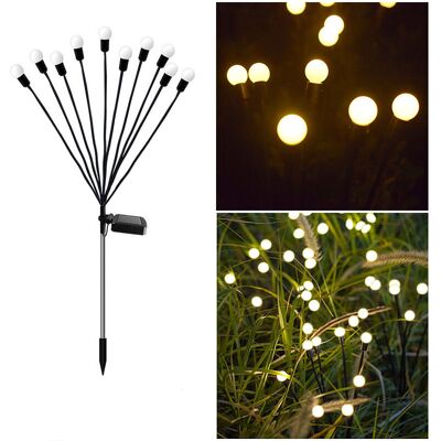 URSUS Lampes Solaires D'Extérieur, 2 Pièces 10 Led, Lumières Lucioles Solaires Pour Jardin, Balcon, Lumière Solaire Extérieure, Décoration De Jardin, Étanche Ip65 - Publicité URSUS Lampes Solaires D'Extérieur, 2 Pièces 10 Led, Lumières Lucioles Solaires Pour Jardin, Balcon, Lumière Solaire Extérieure, Décoration De Jardin, Étanche Ip65 - Publicité