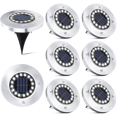 OEM 16 Led Lampe Solaire Extérieur-8 Pièces Spot Solaire Jardin Etanche Lampadaire Pour Passerelle Chemin Terrasse Cour Souterraine Encastrer Pelouse- - Publicité OEM 16 Led Lampe Solaire Extérieur-8 Pièces Spot Solaire Jardin Etanche Lampadaire Pour Passerelle Chemin Terrasse Cour Souterraine Encastrer Pelouse- - Publicité