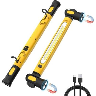 ABYSSE Baladeuse De Chantier, Barre Lumineuse De Travail Pour Capot, Barre Led Magnétique 3000 Lumens Avec Crochets, Lampe De Capot Sans Fil Rechargeable 5200 Mah - Publicité ABYSSE Baladeuse De Chantier, Barre Lumineuse De Travail Pour Capot, Barre Led Magnétique 3000 Lumens Avec Crochets, Lampe De Capot Sans Fil Rechargeable 5200 Mah - Publicité