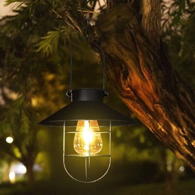 BRAST Lanterne Solaire D'Extérieur, Style Vintage En Métal - Lampe Solaire Led Pour Jardin, Terrasse, Potager Ou Allée - Publicité BRAST Lanterne Solaire D'Extérieur, Style Vintage En Métal - Lampe Solaire Led Pour Jardin, Terrasse, Potager Ou Allée - Publicité
