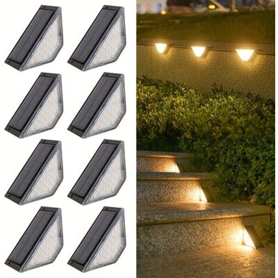 ABYSSE Lot De 8 Lampes Solaires Led D’extérieur Avec Capteur Intelligent – Éclairage Dimmable À Induction, Alimentation Solaire Automatique, Décoration Maison Et Jardin, Idéal Pour Fêtes Et Ambiances Intérie - Publicité ABYSSE Lot De 8 Lampes Solaires Led D’extérieur Avec Capteur Intelligent – Éclairage Dimmable À Induction, Alimentation Solaire Automatique, Décoration Maison Et Jardin, Idéal Pour Fêtes Et Ambiances Intérie - Publicité