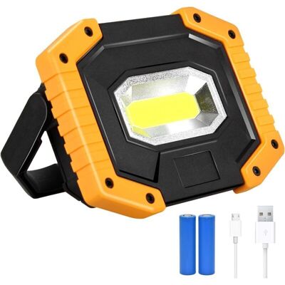 Scotch Projecteur Led Rechargeable 30w 2000lm Projecteur Chantier Lumière De Travail Avec 2x 18650 Batterie 3 Modes Lanterne Portable Projecteur Led Usb Pour Camping, Chantier, Garage, Atelier(1pack) - Publicité Scotch Projecteur Led Rechargeable 30w 2000lm Projecteur Chantier Lumière De Travail Avec 2x 18650 Batterie 3 Modes Lanterne Portable Projecteur Led Usb Pour Camping, Chantier, Garage, Atelier(1pack) - Publicité