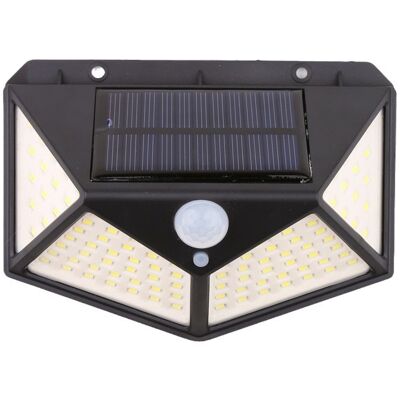 Generic Lampe Solaire Extérieur Avec Détecteur De Mouvement, Spot Solaire Extérieur Led Pour Jardin, 100 Leds, 3 Modes, Angle 270°, Ip65, Batterie 800mah - Publicité Generic Lampe Solaire Extérieur Avec Détecteur De Mouvement, Spot Solaire Extérieur Led Pour Jardin, 100 Leds, 3 Modes, Angle 270°, Ip65, Batterie 800mah - Publicité
