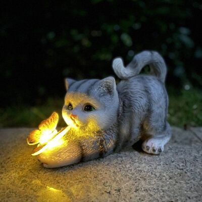 Cellfast Statues De Jardin D'Extérieur - Statue De Chat - Éclairage De Jardin - Lampes Solaires Papillon - Pour L'Extérieur, Le Camion - Publicité Cellfast Statues De Jardin D'Extérieur - Statue De Chat - Éclairage De Jardin - Lampes Solaires Papillon - Pour L'Extérieur, Le Camion - Publicité