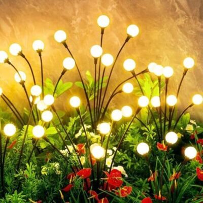 URSUS Lampes Solaires D'Extérieur Étanches, Lot De 4, 32 Led, Éclairage De Jardin, Éclairage De Terrasse, Décoration De Jardin, Lampes Solaires Lucioles D'Extérieur - Publicité URSUS Lampes Solaires D'Extérieur Étanches, Lot De 4, 32 Led, Éclairage De Jardin, Éclairage De Terrasse, Décoration De Jardin, Lampes Solaires Lucioles D'Extérieur - Publicité