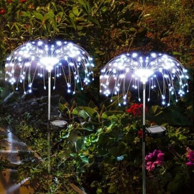 OEM Lampe Solaire Exterieur Jardin, 120 Led Lumières De Feu D'Artifice Solaire 40 Fils De Cuivre Guirlande Lumineuse Diy Pour Fête Patio Lawn Backyard Party Décor(blanc Froid - Publicité OEM Lampe Solaire Exterieur Jardin, 120 Led Lumières De Feu D'Artifice Solaire 40 Fils De Cuivre Guirlande Lumineuse Diy Pour Fête Patio Lawn Backyard Party Décor(blanc Froid - Publicité