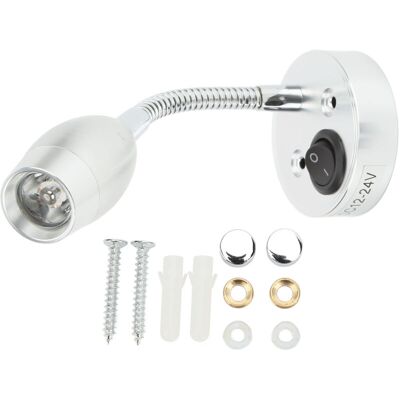 PELTOR Jeffergarden lampe Led 12-24v Réglable Murale, Pour Lecture Cabine Rv/bateau (couleur Neutre) - Publicité PELTOR Jeffergarden lampe Led 12-24v Réglable Murale, Pour Lecture Cabine Rv/bateau (couleur Neutre) - Publicité