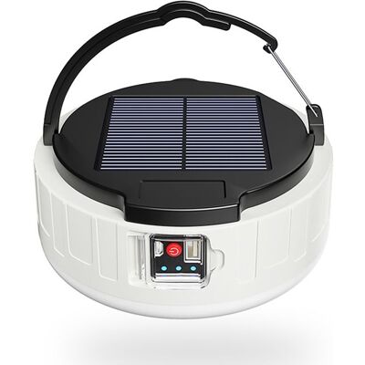 Cellfast Lanterne De Camping Solaire Avec Port Usb, Batterie Longue Durée, Lampe Led Rechargeable, Lampe De Secours Led Portable K95 - Publicité Cellfast Lanterne De Camping Solaire Avec Port Usb, Batterie Longue Durée, Lampe Led Rechargeable, Lampe De Secours Led Portable K95 - Publicité