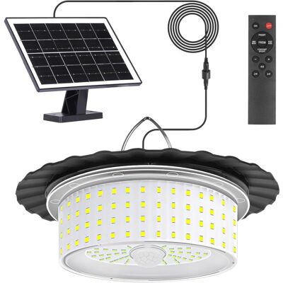 NONAME Lampe Solaire Exterieur Interieur, 244 Led Eclairage Solaire Exterieur Avec Télécommande, Détecteur De Mouvement, Minuterie, 5 Modes Lumiere Solaire Pour Maison, Jardin, Tonnelle, Garage - Publicité NONAME Lampe Solaire Exterieur Interieur, 244 Led Eclairage Solaire Exterieur Avec Télécommande, Détecteur De Mouvement, Minuterie, 5 Modes Lumiere Solaire Pour Maison, Jardin, Tonnelle, Garage - Publicité