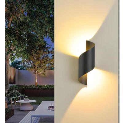 Ackerman– Applique Murale Led Étanche Ip65 10w 3000k – Aluminium Noir – Éclairage Haut Et Bas Pour Entrée, Jardin, Couloir – 600 Lumens - Publicité Ackerman– Applique Murale Led Étanche Ip65 10w 3000k – Aluminium Noir – Éclairage Haut Et Bas Pour Entrée, Jardin, Couloir – 600 Lumens - Publicité
