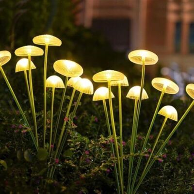 Vision Lot De 2 Lampes Solaires D'Extérieur Pour Jardin, 8 Led, Forme De Méduse, Effet Lucioles, Lampes Solaires Oscillantes Pour Jardin, Terrasse Et Arbustes, Lumière Blanc Chaud. Publicité Vision Lot De 2 Lampes Solaires D'Extérieur Pour Jardin, 8 Led, Forme De Méduse, Effet Lucioles, Lampes Solaires Oscillantes Pour Jardin, Terrasse Et Arbustes, Lumière Blanc Chaud. Publicité