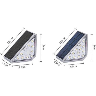 FLAMMKRAFT Lot De 2 Lampes Solaires Pour Escalier, 2000 Mah, Étanches, À Induction, Led, Pour Éclairage D'Escalier Et De Terrasse, Décoration Extérieure - Publicité FLAMMKRAFT Lot De 2 Lampes Solaires Pour Escalier, 2000 Mah, Étanches, À Induction, Led, Pour Éclairage D'Escalier Et De Terrasse, Décoration Extérieure - Publicité