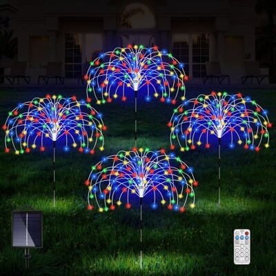 PELTOR Led Feux D'Artifice Solaires Festival Extérieur Jardin Jardin Pelouse Décoration Lights-1 Drag 3-360led (avec Télécommande À 17 Touches) - Publicité PELTOR Led Feux D'Artifice Solaires Festival Extérieur Jardin Jardin Pelouse Décoration Lights-1 Drag 3-360led (avec Télécommande À 17 Touches) - Publicité