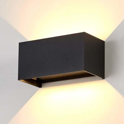 OEM Lampes Murales Décoratives, 20 W, Étanche Ip65, Éclairage Mural Led Pour L'Intérieur Et L'Extérieur, Faisceau Lumineux Réglable, Applique Murale Extérieure 3000 K Blanc Chaud (noir/blanc [classe Énerg - Publicité OEM Lampes Murales Décoratives, 20 W, Étanche Ip65, Éclairage Mural Led Pour L'Intérieur Et L'Extérieur, Faisceau Lumineux Réglable, Applique Murale Extérieure 3000 K Blanc Chaud (noir/blanc [classe Énerg - Publicité
