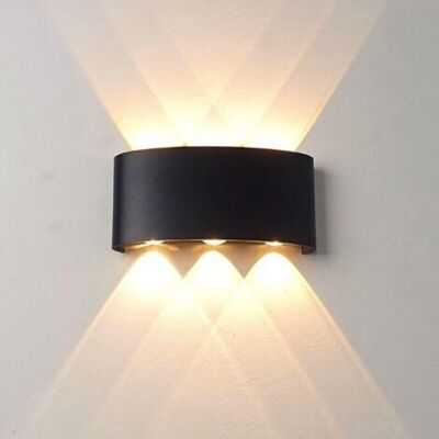 URSUS Applique Murale Led Moderne D'Intérieur Blanc Chaud, 6 W, Coque Noire, Ip65, Étanche, Lampe Murale D'Extérieur En Aluminium - Publicité URSUS Applique Murale Led Moderne D'Intérieur Blanc Chaud, 6 W, Coque Noire, Ip65, Étanche, Lampe Murale D'Extérieur En Aluminium - Publicité
