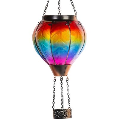 NONAME Lanterne Solaire En Forme De Montgolfière – Une Lampe De Jardin Suspendue À Flamme Scintillante, En Verre Étanche, Adaptée À L'Éclairage Décoratif Extérieur Étanche Des Pelouses, Porches, Arbres Et Co - Publicité NONAME Lanterne Solaire En Forme De Montgolfière – Une Lampe De Jardin Suspendue À Flamme Scintillante, En Verre Étanche, Adaptée À L'Éclairage Décoratif Extérieur Étanche Des Pelouses, Porches, Arbres Et Co - Publicité