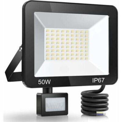 SANS MARQUE Déstockage 50w Projecteur Led Exterieur Detecteur De Mouvement, Ip67 Étanche Spot Led Avec Détecteur, 5000lm 7000k Blanc Froid Eclairage Exterieur, Lampe Exterieur Pour Jardin Terrasse Entrée - Publicité SANS MARQUE Déstockage 50w Projecteur Led Exterieur Detecteur De Mouvement, Ip67 Étanche Spot Led Avec Détecteur, 5000lm 7000k Blanc Froid Eclairage Exterieur, Lampe Exterieur Pour Jardin Terrasse Entrée - Publicité